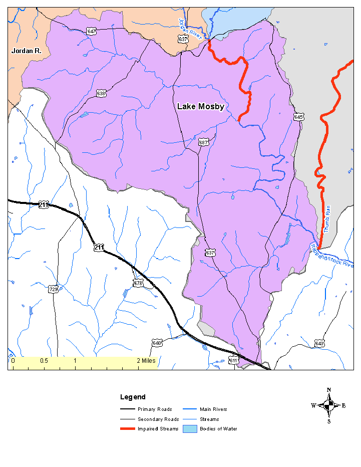 Lake Mosby Overview Map